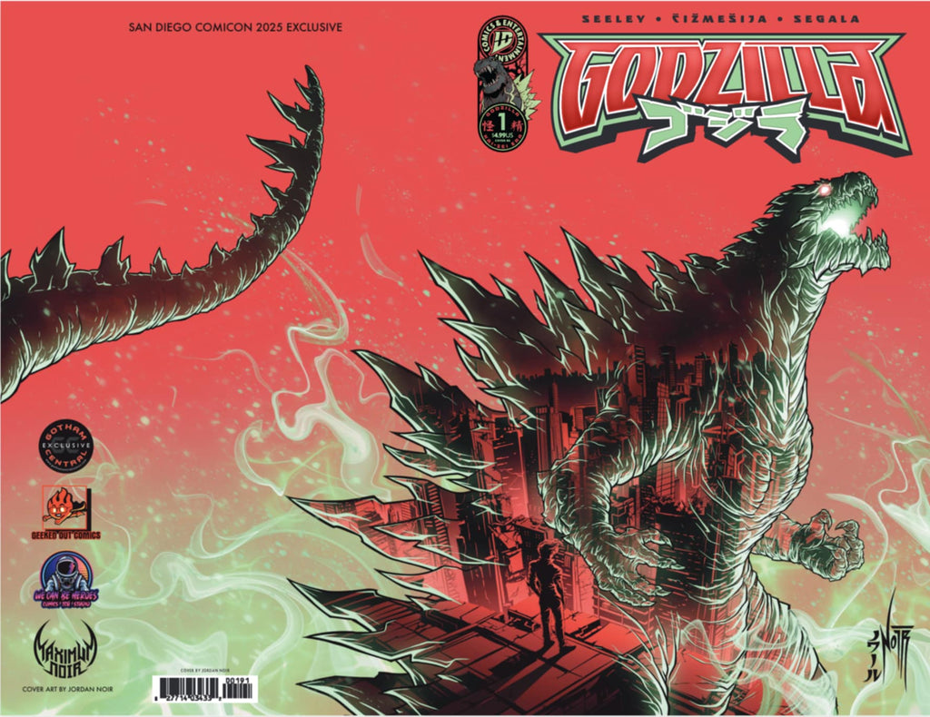 Godzilla #1 Jordan Noir SDCC Exclusive – Underdog Comics