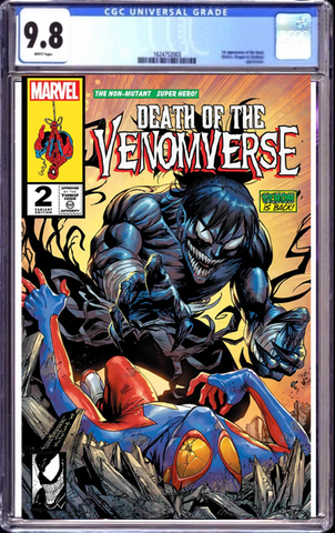 9.8 CGC Graded Death of the Venomverse #2 Tyler Kirkham Exclusive Variant Underdog Comics Canada