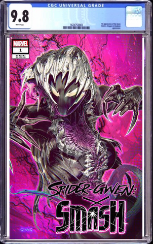 9.8 CGC Graded Spider-Gwen: Smash #1 John Giang Gwenom Megacon Exclusive Variant Underdog Comics Canada