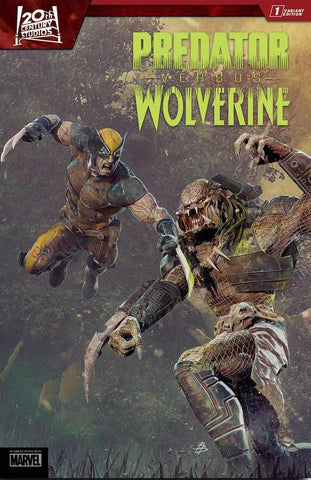 Predator vs Wolverine #1 Bjorn Barrends Exclusive Variant Underdog Comics Shop Peg City