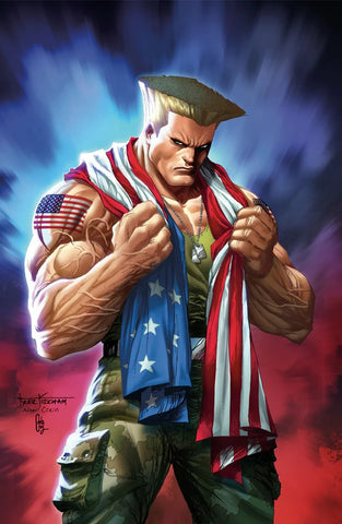 Street Fighter #1 Guile Tyler Kirkham Virgin Exclusive Variant Comic Indy Independent Comics