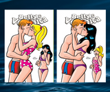 Betty and Veronica: Friends Forever Summer Surf Party Dan Parent Exclusive Variant Comic Book.   homage to Amazing Spider-Man #606,  first appearance of Stacy Banks  underdog comics canada