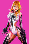 Jamie Tyndall Anti-Venom Cosplay Pink Series C2E2 Con Exclusive Virgin Naughty Variant
