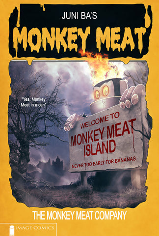 Monkey Meat #1 Hal Laren trade variant comic book