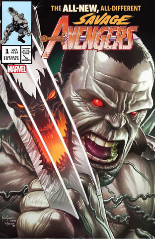 Savage Avengers #1 Mico Suayan Trade/Virgin Variant Comic Book Set