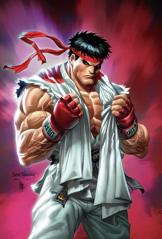 Street Fighter #1 Ryu Tyler Kirkham Exclusive Variant Peg City Underdog Comics