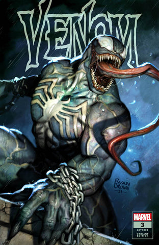 Venom #3 Ryan Brown Trade Variant Comic Book